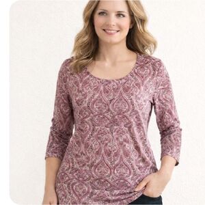 ⭐️ Host Pick ⭐️ Style & Co.| Pink Paisley Print Blouse